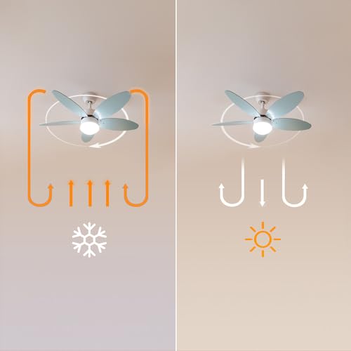 Cecotec Ventilatore da soffitto con luce EnergySilence Aero 4260 Sky. 40 W, motore DC, diametro 42" con 5 pale reversibili, luce LED, telecomando, timer, 6 velocità - 10