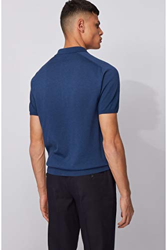 Pull en maille BOSS Hommes Ipaolo col polo à manches courtes chic