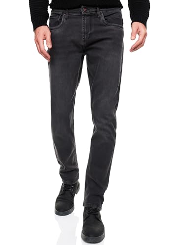 Pantalon jean usé slim fit en coton premium et finitions soignées Rusty Neal