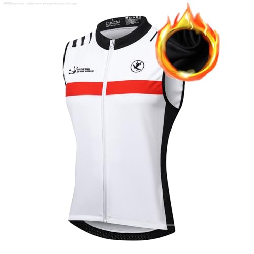 UGLY FROG Herren Winter Radtrikot Fahrradtrikot Ärmellos Fahrradbekleidung Vest für Männer Radsport Bekleidung