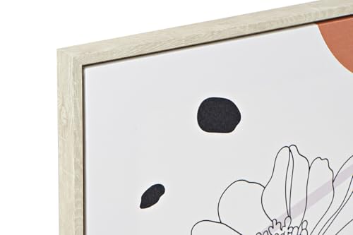 Lienzo flor abstracto 40x50 cm tableau moderne finitions premium - 3