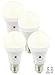 Produktbild Luminea Leuchtmittel: 4er-Set LED-Lampen mit Dämmerungssensor, E27, 12W, 1.000 lm, warmweiß (LED Birne mit Dämmerungssensor)