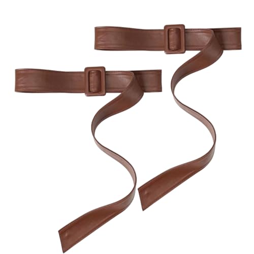 Adjustable PU Leather Cuff Straps for Women Men Trenchcoat Replacement Cuff Belt for Outerwear Coat Sleeve Cuff Band Soft Leather Belt3