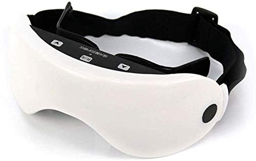 Preisvergleich Produktbild Drahtloses Faltbares Wiederaufladbares Augenmassagegerät Elektrische tragbare Augenmassagegerät Augenmaske Heizung Luftdruck Musik, Shiatsu-Massagegerät