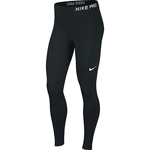 Nike Damen Pro Trainingstights, schwarz (Black/White), M