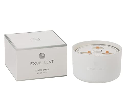 Hochwertige Duftkerze Excellent Glas Weiß Raumduft ca. 40 Stunden Brenndauer Cover