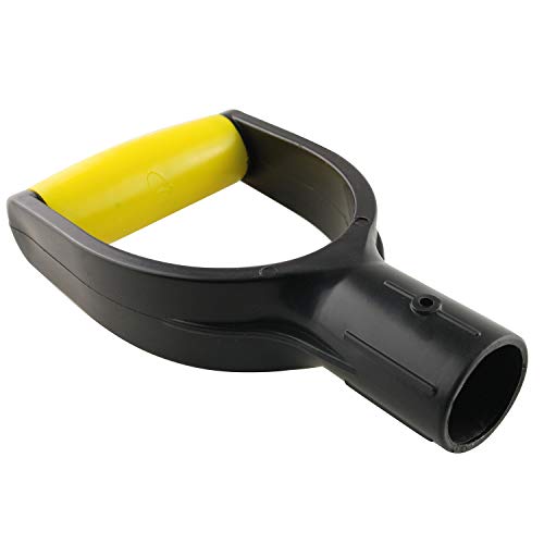 JCBIZ 32mm Inner Diameter Plastic Spade Handle Shovel D Grip Handle Good Hand Protect Garden Accessories for Snow Shovel Digging Raking Tools - Thumbnail 4