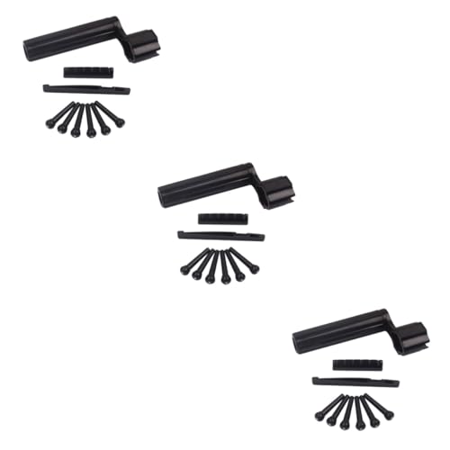 Toyvian 3pcs 1g09 Guitar Nut Saddle Kit for Guitars Saddle and Nut for Acoustic Improve Playability and Tone