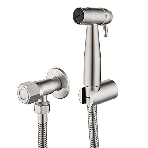 Pulvérisateur de bidet à main FFOCCO en laiton brossé pour WC