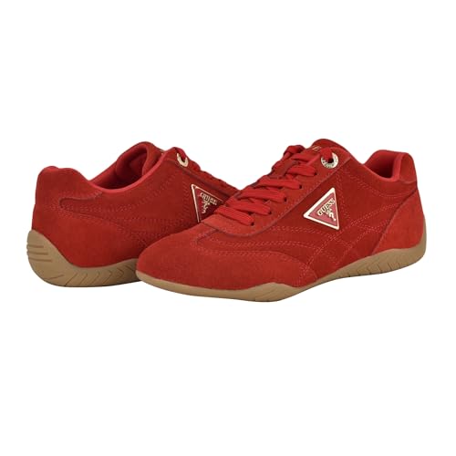 Guess Women's Gabiey Sneaker, Medium Red Suede 610, 6.5 by GUESS - Used condition - Image 2