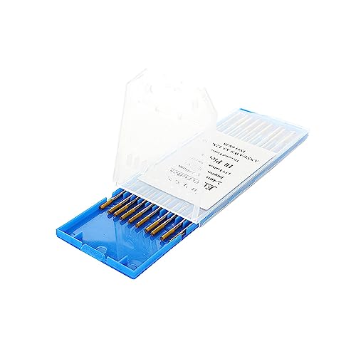 Miniatura 2 de 10 Piezas Electrodos De Soldadura De Tungsteno, 2,4 150mm Electrodos De Soldadura Tig Varilla, Wl15 Tungsteno Lantanado 1,5 Punta Dorada Para Aleación, Aluminio, Metal