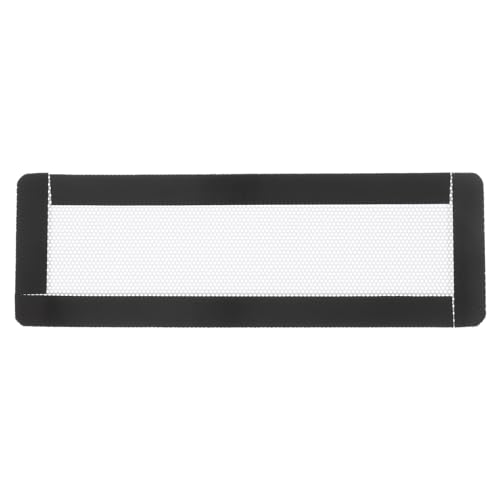 MECCANIXITY PC Dust Filter, 150x50mm Magnetic Frame PVC Computer Case Cooler Dustproof Mesh Cover Fan Grills for Computer Chassis Speakers, White
