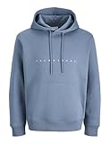 Poche kangourou Jack & Jones Jjestar JJ Noos Sweat à Capuche, Blue Mirage., M