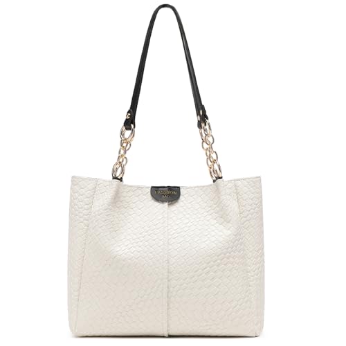 unisoul Handtasche Damen Groß - Shopper Tasche aus PU Leder - Elegante Schultertasche für Büro & Reisen