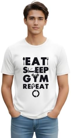 Mens Round Neck cotton Gym tshirt | T-Shirts Tops Casual Basic Shirts Summer|Gym T-shirt men |Gym Tshirt men Workout|men's T-shirt | Gym T-shirt | Motivate T-shirt |