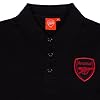 Arsenal FC Official Football Gift Mens Crest Polo Shirt Black 3XL #4