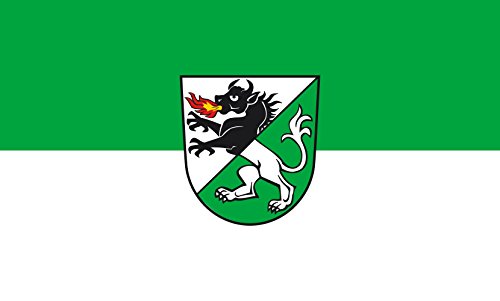 Drapeau Large Kißlegg drapeau paysage 1.35m² résistant au vent - 2