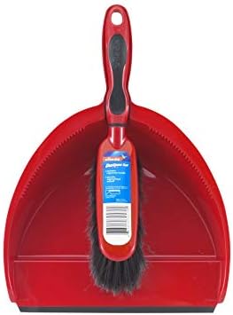 Vileda Clip-On Dustpan Set with Handheld Brush