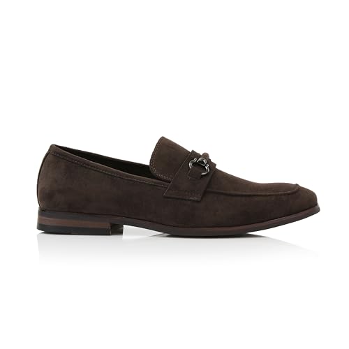 Image of Ferro Aldo Men's Premium Moc Toe Loafers | Casual & Dress Styles with Tassels & Horsebit Buckles