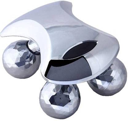 R A PRODUCTS 4D Massager Diamond Full Body Massage Roller Facial Anti-Wrinkle Smooth Skin Beauty Massager (Silver) 2 31aIUOd7IXS