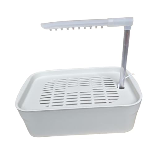 Baoblaze Banheira elétrica para pássaros, banheira de, chuveiro leve com cabo USB, banho automático