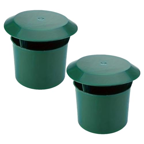 ナメクジトラップ、庭のナメクジトラップ、ナメクジトラップ再利用可能なカタツムリ捕獲器 2 個、天然害虫駆除、庭の害虫駆除、ナメクジ防止 ナメクジバリア 無毒ナメクジ駆除庭の農場保護具、ナメクジハウス、カタツムリ捕獲器ツール、庭の装飾を強化。