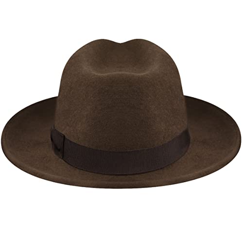 Bailey Of Hollywood Criss Fedora Bitter Chocolate, Medium #TOP3