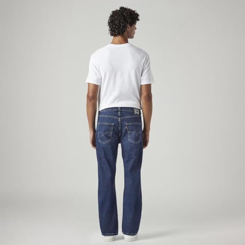 Image of Levi's Men's 527 Dark Indigo Bootcut Fit Mid-Rise Jeans