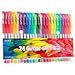 Glitter Gel Pens, 24 Color Gel Pen Glitter Markers for Bullet Journal, Medium Point Drawing Pen for Adult Coloring Books Doodling, 40% More Ink & Great Gift Idea for Kids
