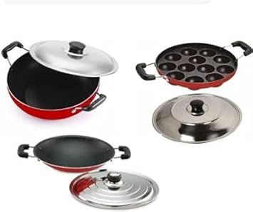 goodchef Cookware Set ( Aluminium, 3 - Piece)