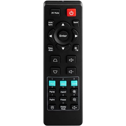 Image of Leankle Remote Controller for Projectors ViewSonic LS710HD, LS740HD, LS740W, LS751HD, PA700S, PA700W, PA700X, PS502W, PS502X