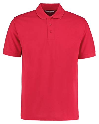 Polo rouge Mixte Klassic KUSTOM KIT en taille S pour adulte