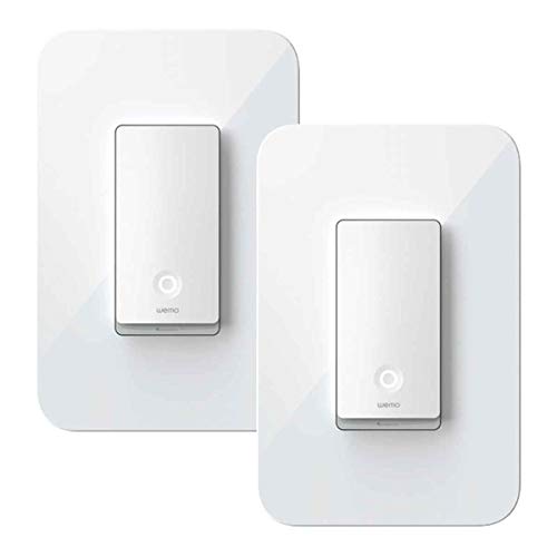 WeMo 2pk 3-Way Light Switch, Toggle, ON-ON-OFF, White