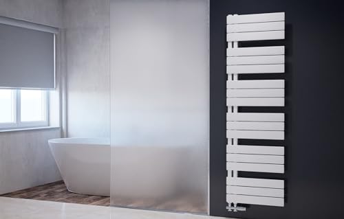 Weber NOVO Badheizkörper Heizung Bad Handtuchwärmer Design (60x164cm Weiß)