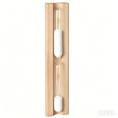 20 Minute Sauna Sand Timer Rotating Wooden Sauna Hourglass Heat Resistant Sand Clock Hour Glass Timer for Sauna