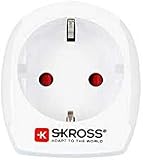 Skross 1.500212-E Reiseadapter CA EU to IT