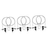 Câble de verrouillage d'ordinateur pour ordinateur portable : attachez câble métallique à une table ou à une structure fixe, enfilez corps du verrou à travers câble et fixez- verrou de l'ordinateur portable, verrou de sécurité du câble