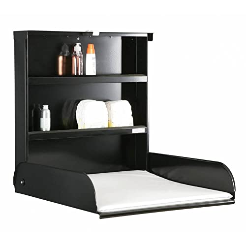 Table à langer murale Fifi noire Bybo design