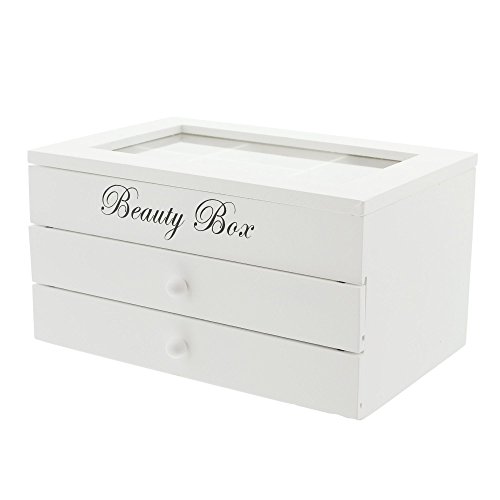 Écrin à bijoux "Beauty Box" en bois blanc Cover