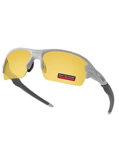 Image of PRO+ Polycarbonate Replacement Lenses & Rubber Kits /Nose Pads for Oakley Flak Series Sunglasses