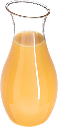 Image of Carlisle Plastic Carafe, 1.5 L, Water, Juice and Wine, Clear