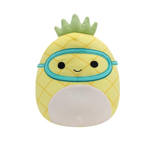 Doudou Squishmallows Maui ananas 19 cm compagnon de nuit enfant