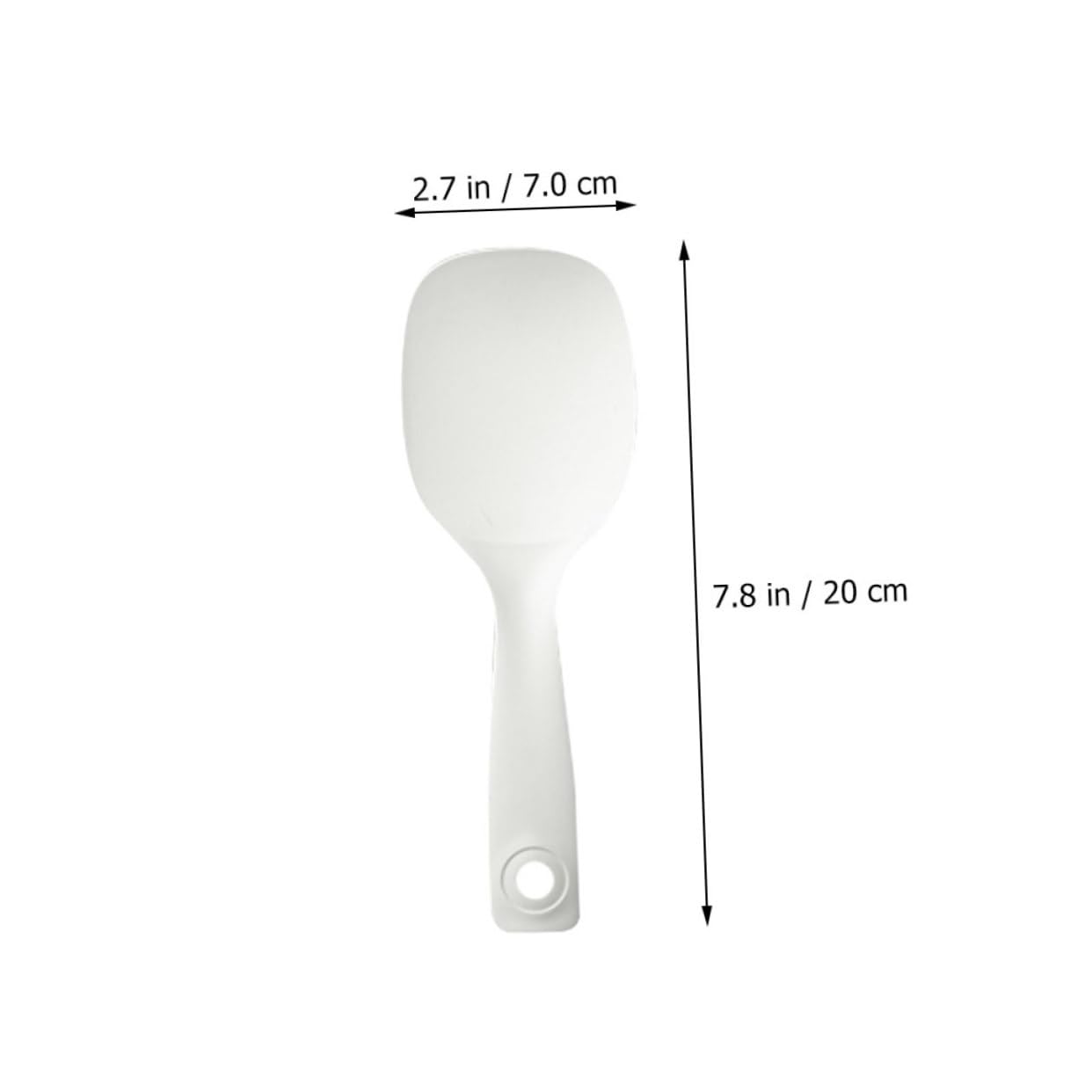Garneck Rice Spoon Rice Cooker Spoon Nonstick Rice Paddle Rice Ladle Spoon Rice Scooper Rice Paddle Spoon Rice Serving Spoon Stand up Rice Scoop Standing Rice Paddle Rice Spatula Pp White