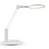 Aigostar - Lampe de bureau flexo LED + veilleuse, 18W et lumière naturelle 4000K, 1000lm. Protection oculaire, luminosité réglable, contrôle tactile. IRC≥95, tête et bras flexibles.