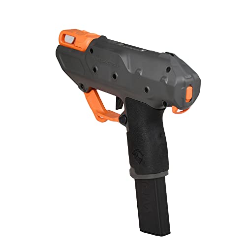 Worker Nightingale Blaster Pro, Strong Magnetic Semi-Auto Flywheel Half Dart Blaster Pistol Toy Free Diy (Battery Not Included) Black #TOP3