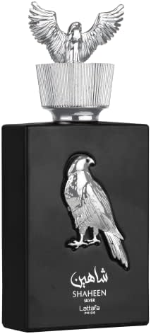 Lattafa Perfumes Shaheen Silver for Unisex Eau de Parfum Spray, 3.4 Ounce