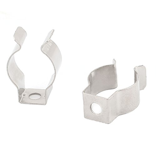 sourcing map 2 Stück Halter T5 Leuchtstoffröhre Lampe LED Halterung Clips Sockel Fassung de de