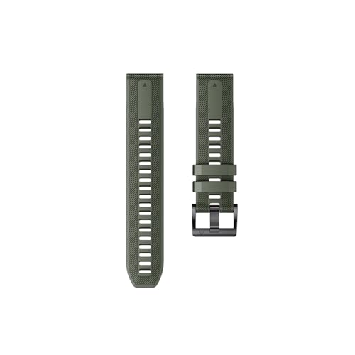 Garmin MARQ Gen 2/Epix/Approach S 70 47 mm/Forerunner 965 955ブレスレットに適したQuickFit 22 mmシリカゲルベルト(Style 1 Army Green,QuickFit 22mm)