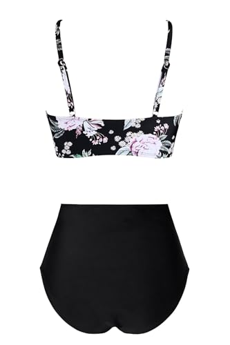 Image of Amy Babe Women's Twist Front Adjustable Straps Bathing Suit for Women