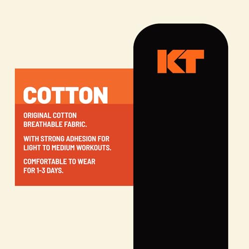 kt tape original cotton elastic kinesiology athletic tape 20 count 10 precut strips